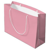 Modern Script gepersonaliseerd bruidsmeisje blush  Groot Cadeauzakje (Achterkant Gekanteld)