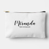 Modern Script gepersonaliseerde bruidsmeisje naam Etui (Voorkant)