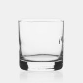 Modern Script gepersonaliseerde bruidsmeisjes naam Whisky Glas (Rechts)