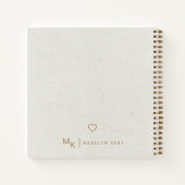Modern Script Gepersonaliseerde Notities & Musings Notitieboek (Achterkant)