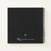 Modern Script Gepersonaliseerde Notities & Musings Notitieboek (Achterkant)