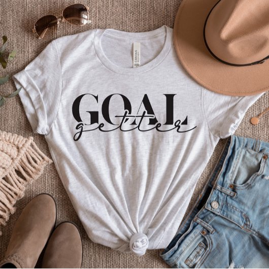 Modern Script Goal Getter T-Shirt