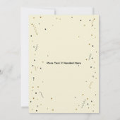 Modern Script Graduate Invitation Kaart (Achterkant)