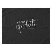 Modern Script Graduate Simple Graduation Tafelkleed (Voorkant (Horizontaal))