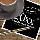 Modern Script Graduation Name Class Year Design Servet