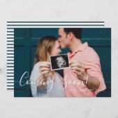 Modern Script Green Stripes Komt Binnenkort Zwange Aankondiging (Voorkant / Achterkant)