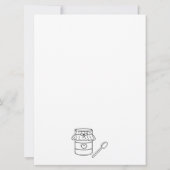 Modern Script Guess Het Baby Food Game Baby shower Kaart (Achterkant)