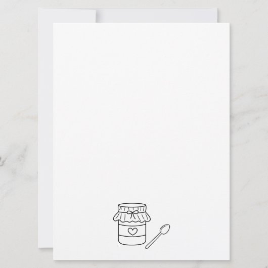 Modern Script Guess Het Baby Food Game Baby shower Kaart (Achterkant)