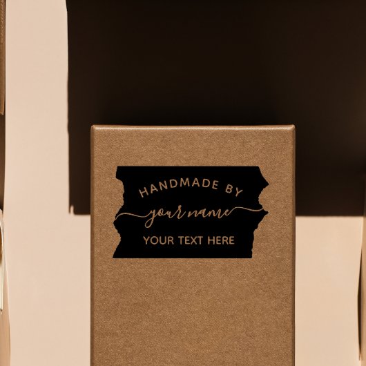 Modern script Handmade by business stempel