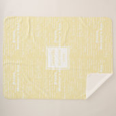 Modern Script Happy Mother’s Day Gift for Her  Sherpa Deken (Voorkant (horizontaal))