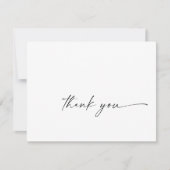 Modern script - Hartelijk dank - kaart (Voorkant)