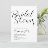 Modern Script Headline Vrijgezellenfeest Kaart (Staand voorkant)