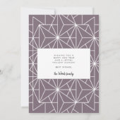 Modern script Hoera voor nieuwjaarsfoto 2026 Feestdagenkaart (Achterkant)