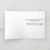 Modern script "Je bent 'uil' die ik nodig heb Folie Wenskaart (Binnenlaag)