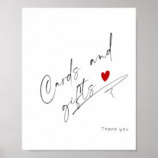 Modern Script Kaarten en geschenken Vrijgezellenfe Poster (Voorkant)