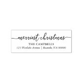 Modern script "Kerst van de Kerst" Rubberstempel (Afrduk)