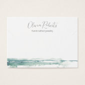 Modern Script Ketting Armband Display Kaart (Voorkant)