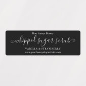 Modern Script Klasse Zwart-Wit Horizontaal Labels (Design 2)