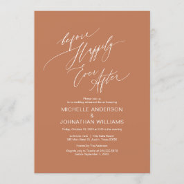 Modern script, koper, bruiloft repetitie diner kaart