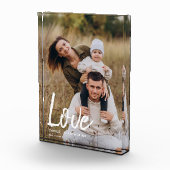 Modern Script "Love" Custom Family  Fotoblokken (Rechts)