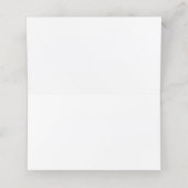 Modern Script Love QR Code Note Card Klantenkaartje (Binnenkant ongevouwen)