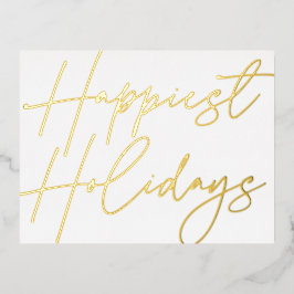 Modern script maakt Feestdagen Business Gold