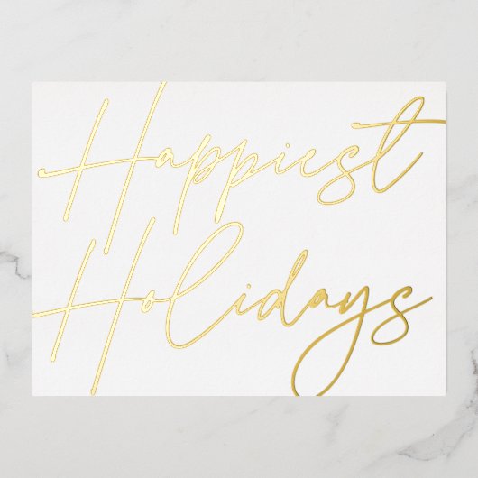 Modern script maakt Feestdagen Business Gold (Voorkant)