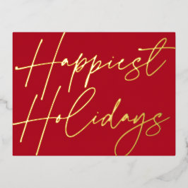 Modern script maakt Feestdagen Business Gold