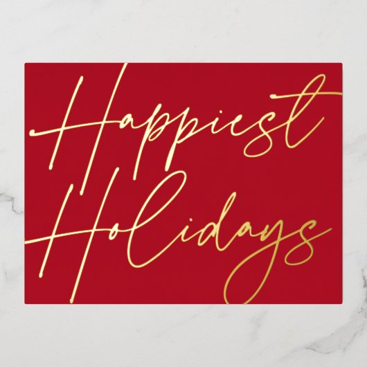 Modern script maakt Feestdagen Business Gold (Voorkant)