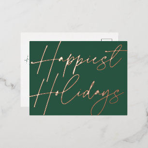 Modern script maakt Feestdagen Business Roos Gold