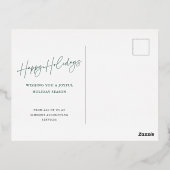 Modern script maakt Feestdagen Business Roos Gold (Achterkant)