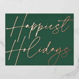 Modern script maakt Feestdagen Business Roos Gold