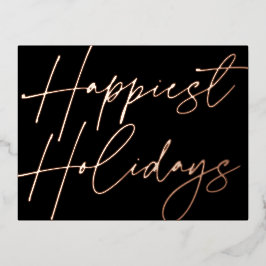 Modern script maakt Feestdagen Business Roos Gold