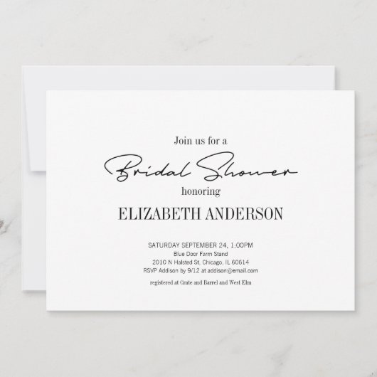 Modern script met ringvormig Vrijgezellenfeest Kaart (Voorkant)