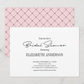 Modern script met ringvormig Vrijgezellenfeest Kaart (Voorkant / Achterkant)