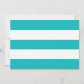 Modern script met witte strepen en aangepaste kleu notitiekaartje (Achterkant)