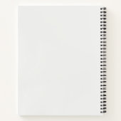 Modern Script Minimaal Notitieboek Journaal  (Achterkant)