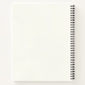 Modern Script Minimaal Notitieboek Journaal | hond (Achterkant)