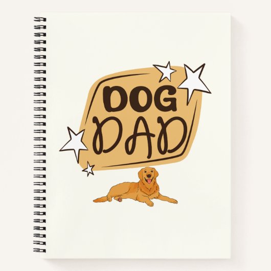 Modern Script Minimaal Notitieboek Journaal | hond (Voorkant)