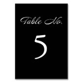 Modern Script Minimalist Black Wedding Kaart (Achterkant)