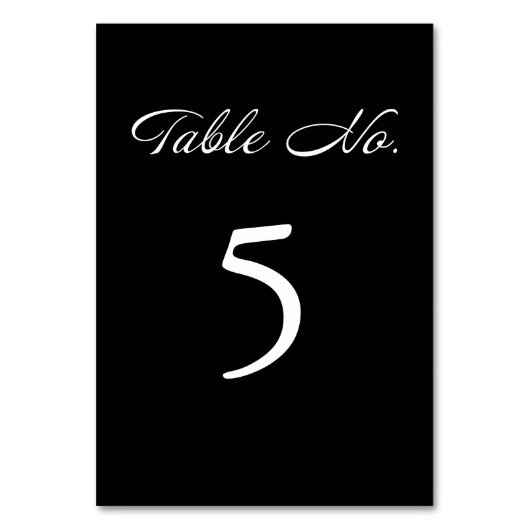 Modern Script Minimalist Black Wedding Kaart (Achterkant)