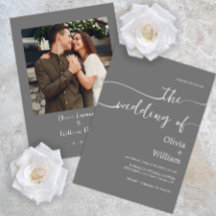 Modern Script minimalist Weddenschap