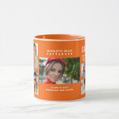 Modern Script Multi Photo Afstuderen Afstuderen Mok (Midden)