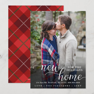 Modern Script Nieuw startpunt voor Feestdagen Foto Feestdagenkaart