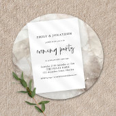 Modern script om het even welk kleuravontuurhuweli kaart