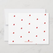 Modern script onze datum opslaan, hart save the date (Achterkant)