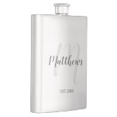 Modern script - op maat gemaakt monogram & naam va flacon (Rechts)