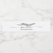 Modern Script Orthopedisch arts Massage Therapeut Waterfles Etiket (Enkel label)