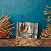 Modern Script Overlay 1 foto Happy Mothers Day Fotoplaat (Zijkant)