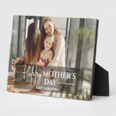 Modern Script Overlay 1 foto Happy Mothers Day Fotoplaat (Zijkant)